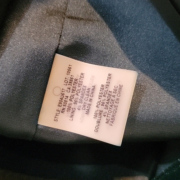 ELIE TAHARI Jemra green velvet dress. Size 6 - Picture 5 of 8